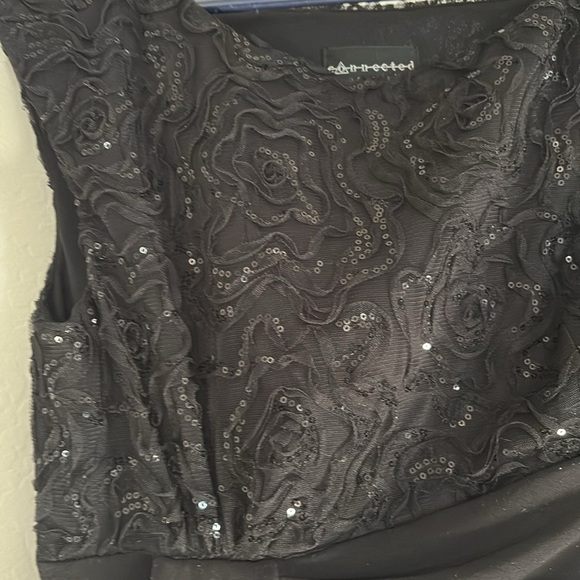 Connected Elegant Black Dress - Picture 2 of 5